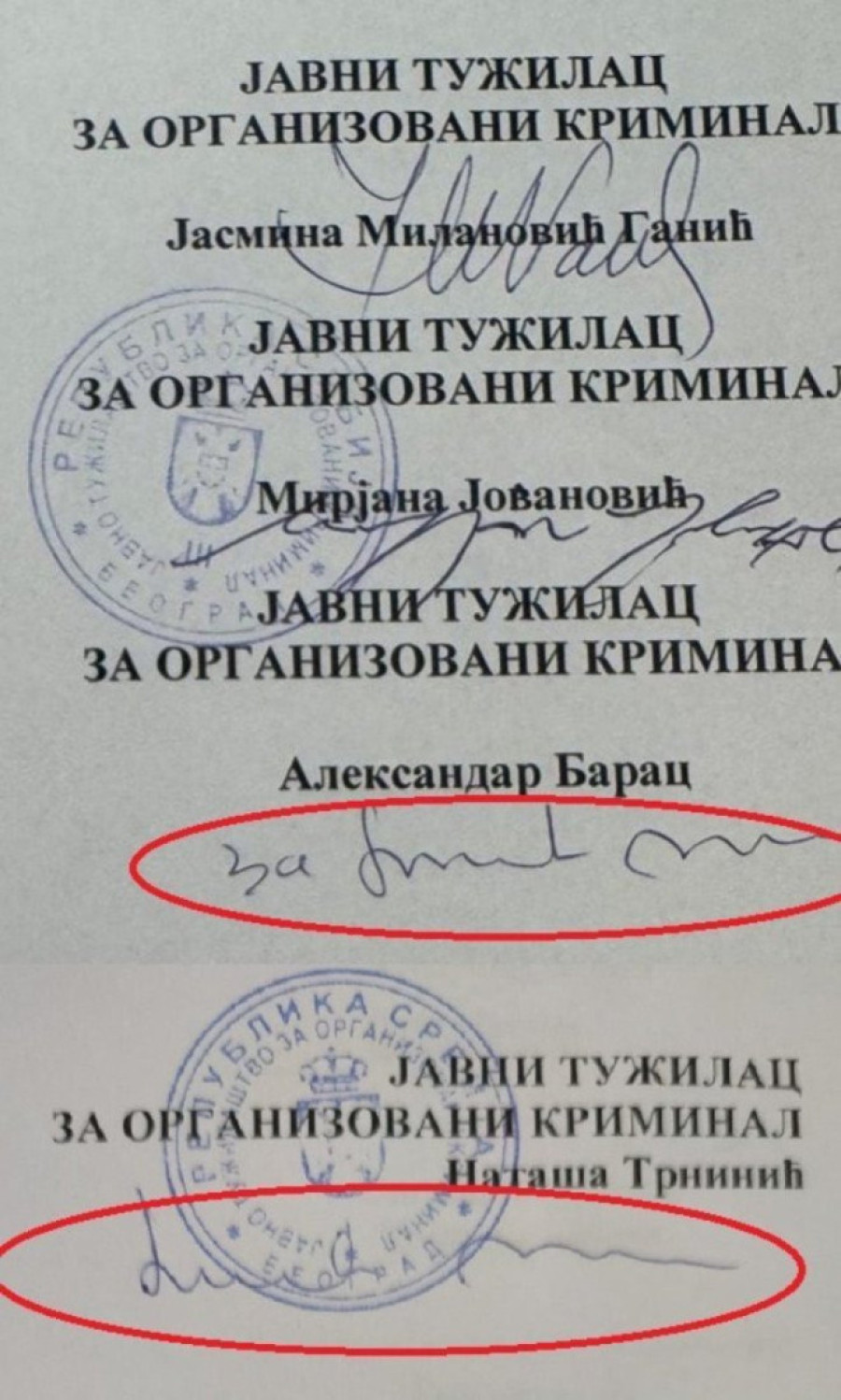 Puna istina o tužilačkoj zaveri! Evo čiji je četvrti potpis na naredbi za hapšenje Momirovića