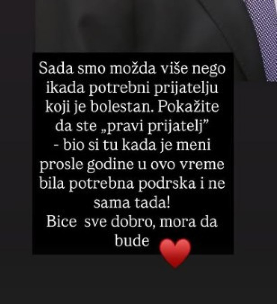 "Sada smo mu više nego ikada potrebni" Sanja Marinković pružila podršku Glišiću nakon moždanog udara!