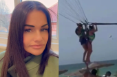 Ženu na parasejlingu ispipao muškarac: Pribio se uz nju tokom leta, pomerao joj donji deo kupaćeg (VIDEO)