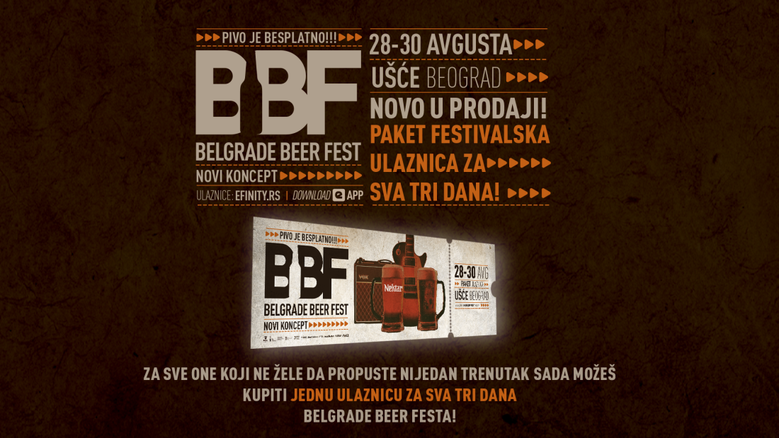 Od danas nova kategorija ulaznica za Belgrade Beer Fest 2025: Dostupan paket ulaznica za sva tri dana