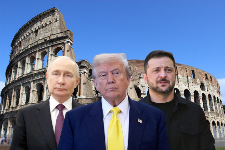 Tramp, Putin i Zelenski se sastaju u Rimu!