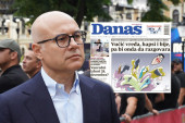 Vučević o naslovnoj strani "Danasa": Strašne aluzije na smrt Vučića
