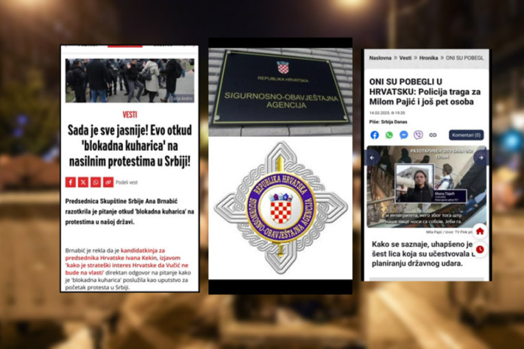 Hrvatska obaveštajna služba: Tiha umešanost u rušenje Srbije (VIDEO)