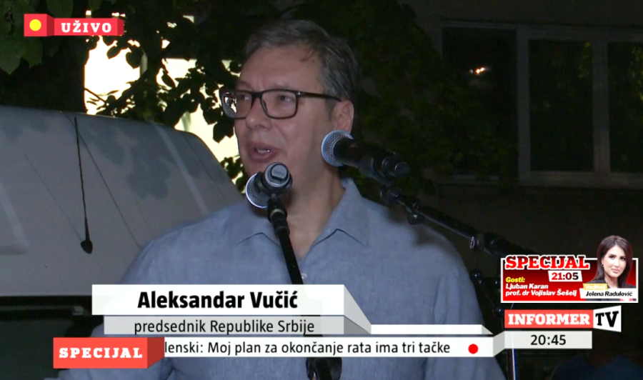 "Ima mnogo povređenih u Novom Sadu"! Vučić: Tamo su bili ljudi koji su samo čuvali svoju kuću
