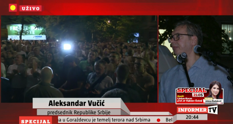 "Ima mnogo povređenih u Novom Sadu"! Vučić: Tamo su bili ljudi koji su samo čuvali svoju kuću