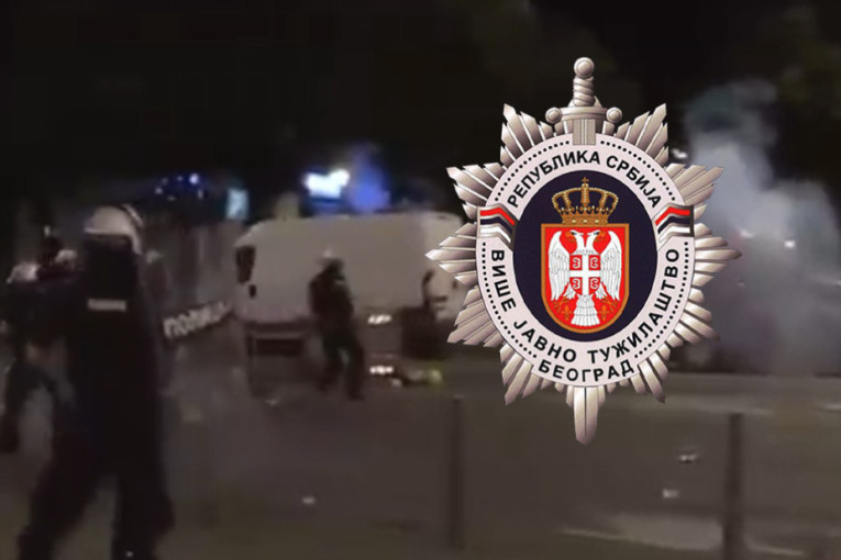 Blokader pesnicom udario policajca! Više tužilaštvo u Beogradu optužilo nasilnika!