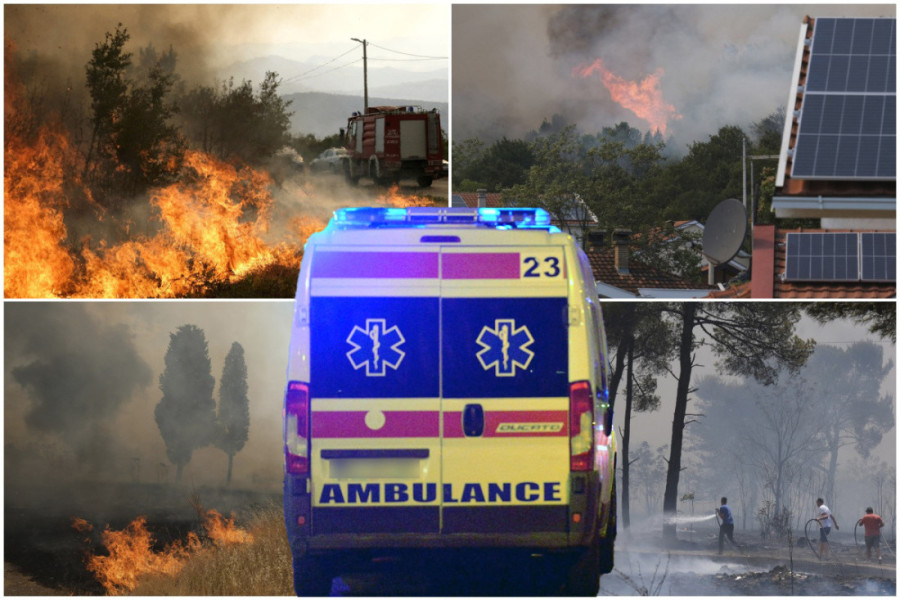 Udariše gromovi na komšije! Gore hektari borove šume na Braču - ne mogu obuzdati vatrenu stihiju!