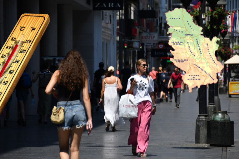 Zastrašujuće merenje u Srbiji! Evo gde su najviše temperature