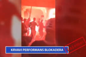Krvavi performans blokadera (VIDEO)