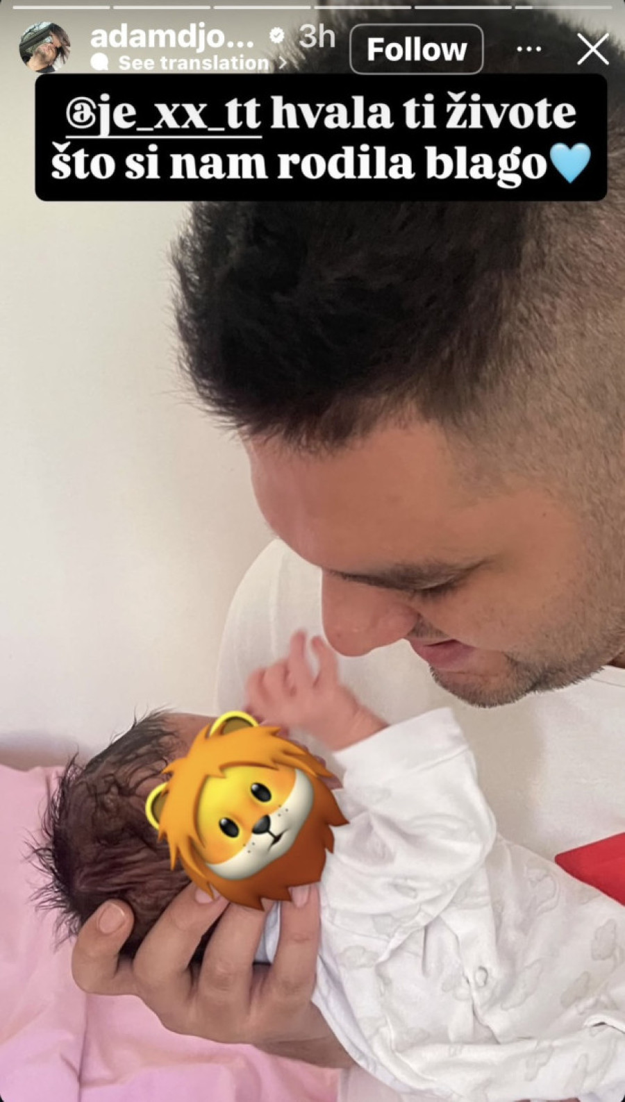 Emotivan susret: Adam Đogani prvi put uzeo u naručje sina Lava! (FOTO)