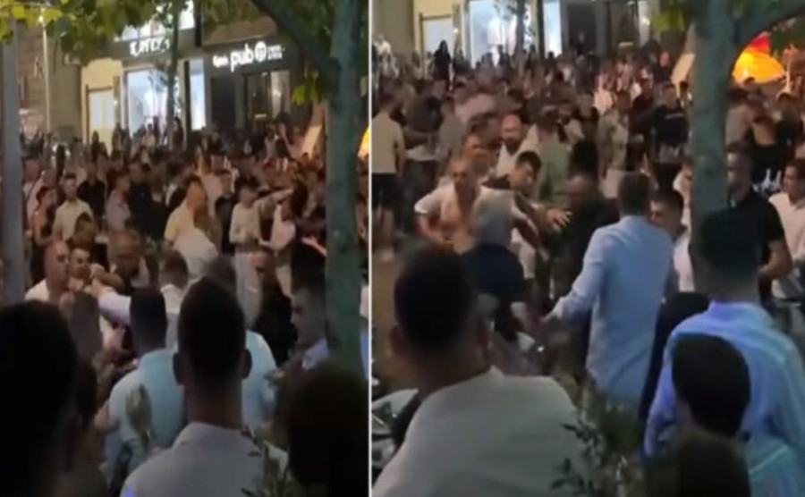 UZNEMIRUJUĆE! Manijaci krvnički prebijaju muškarca, krv šiklja na sve strane - mučena žena vrišti! (FOTO)