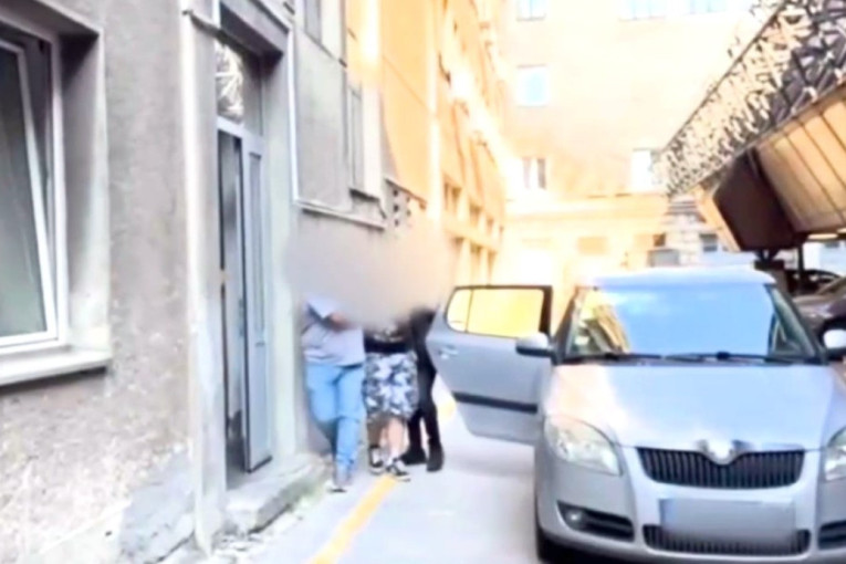 MUP: Prijava protiv mladića koji je iz praćke gađao pristalice SNS i policajce (VIDEO)