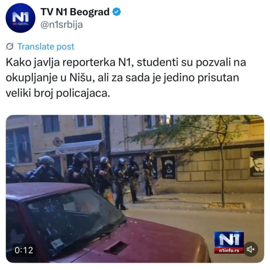 Blokaderi nasilnici doživeli fijasko u Nišu! Najavljivali haos, a pojavilo se jedva par stotina ljudi! (FOTO/VIDEO)