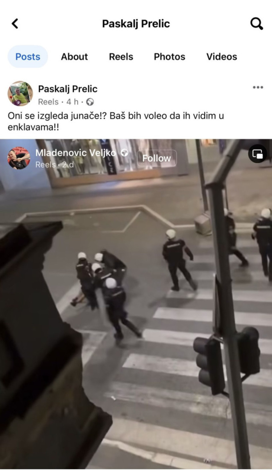 Ustaša iz Nikinaca opet hoće da parča Srbiju! HDZ-ovac hoće krv!