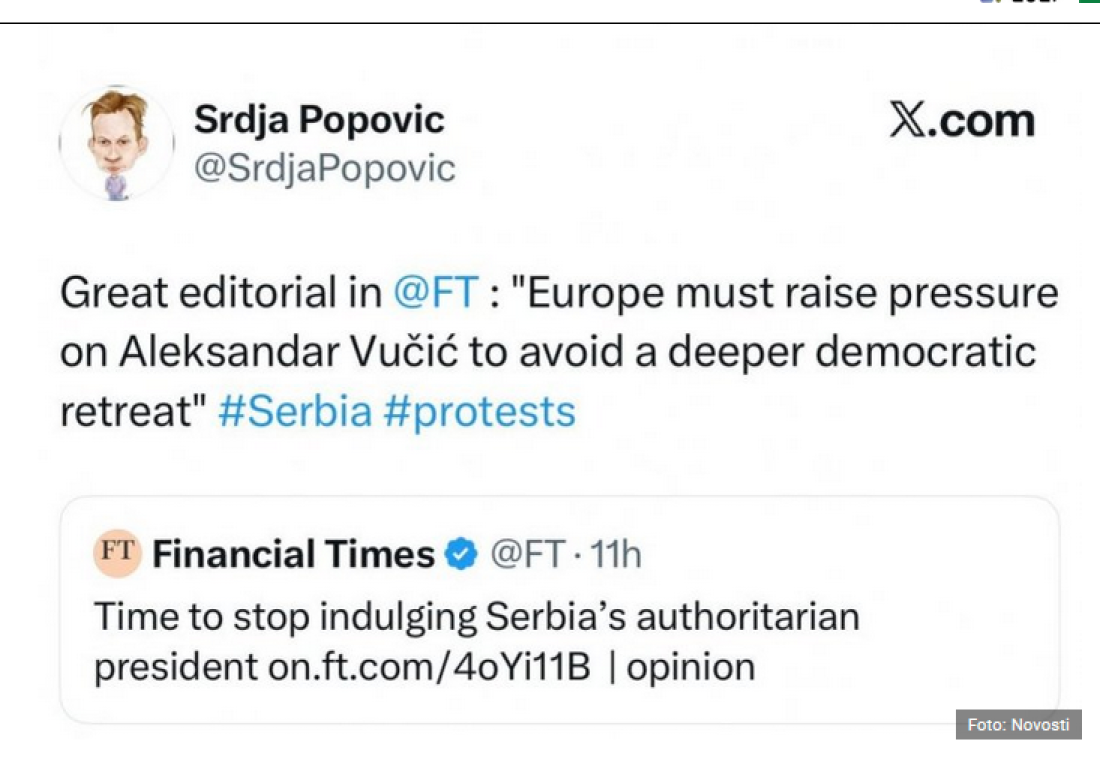 Srđa Popović udario na Srbiju: Organizator obojenih revolucija sada vodi kampanju u NATO medijima protiv naše države!