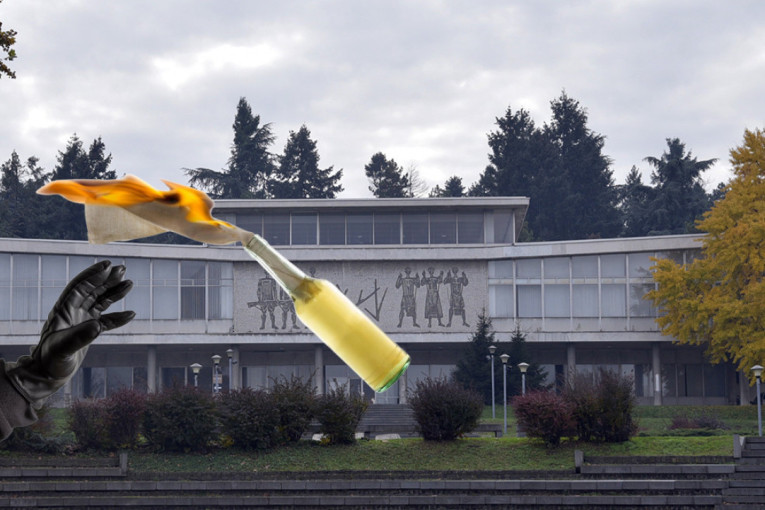 Predložen pritvor osumnjičenom za bacanje molotovljevog koktela na Kuću cveća