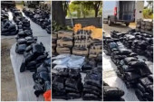 Najveća zaplena ikada u Beogradu: Pogledajte kako su dve tone droge spakovali u crne džakove (VIDEO)