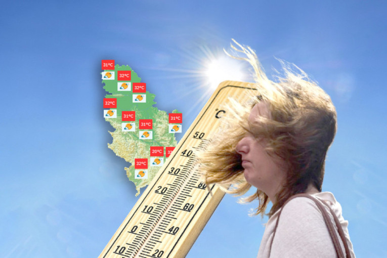 Olujni vetar udara skoro 100 kilometara na sat! RHMZ upalio alarm za neuobičajenu pojavu za ovo doba godine