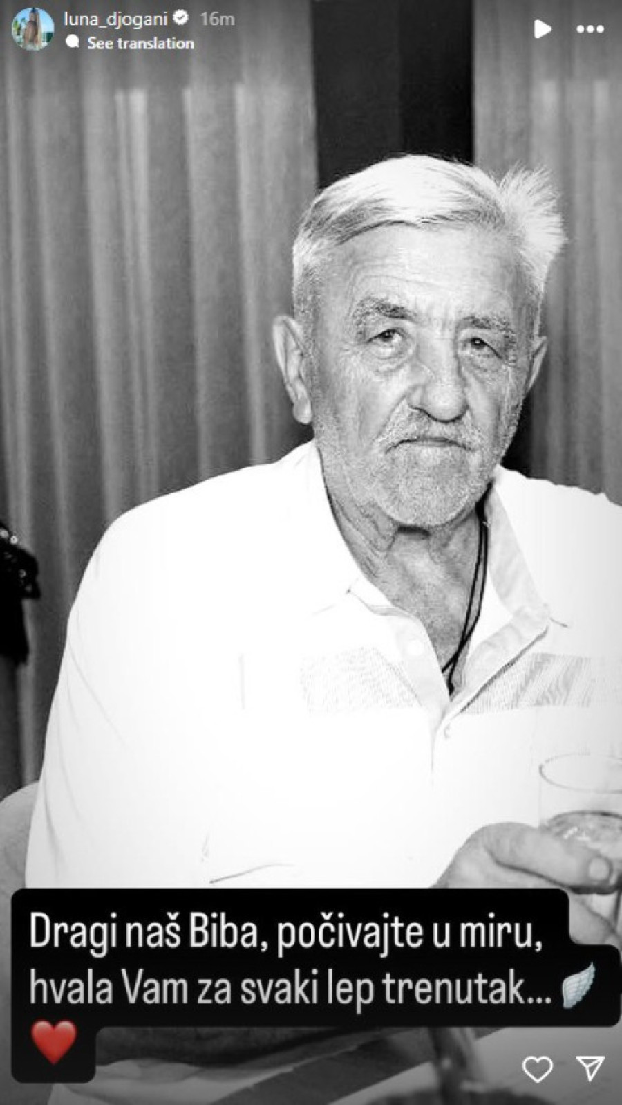 Luna Đogani uputila svekru poslednje zbogom: Velika tuga u porodici Miljković (FOTO)