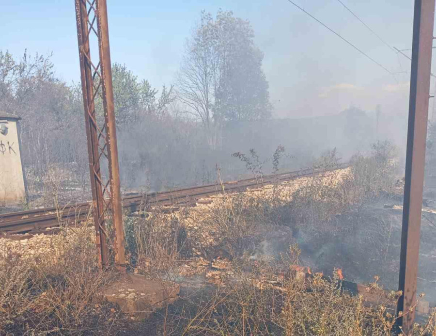 Požar zaustavio vozove: Zatvorena pruga Ralja – Sopot Kosmajski, izgorelo 180 pragova