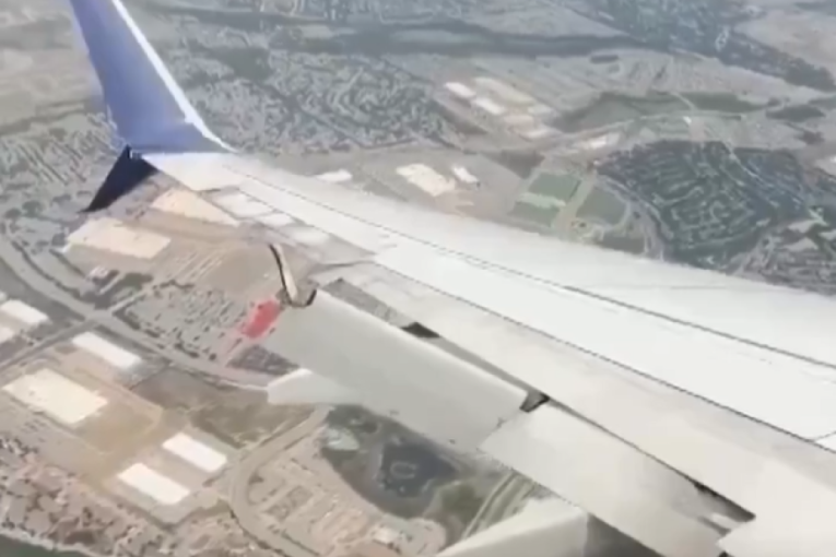 Drama na nebu! Avionu se odlomio deo krila, putnici se uspaničili (VIDEO)