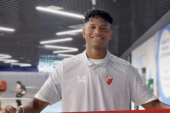 Rivero podigao Zvezdin šal: Jedva čekam da zaigram u Areni! (VIDEO)