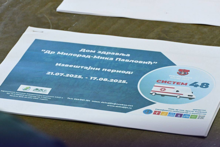 Akcija u Inđiji: Od ponedeljka lekari dolaze na kućnu adresu