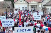 Građani Šida protiv blokadera: Pogledajte kako je izgledao veličanstven skup! (VIDEO)