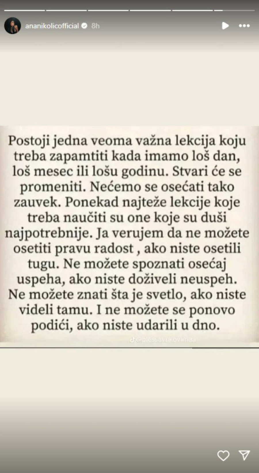 Ana Nikolić stigla u Urgentni centar, a ovo je bila njena zadnja objava tik pred skandal! (FOTO)