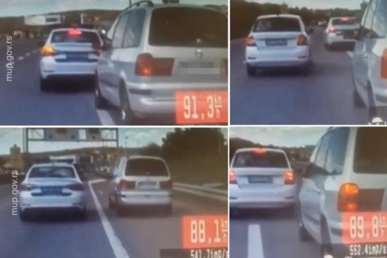 Filmska potera kod Niša: Vozač sa migrantima probio rampu i jurio auto-putem, šutirao policajce!