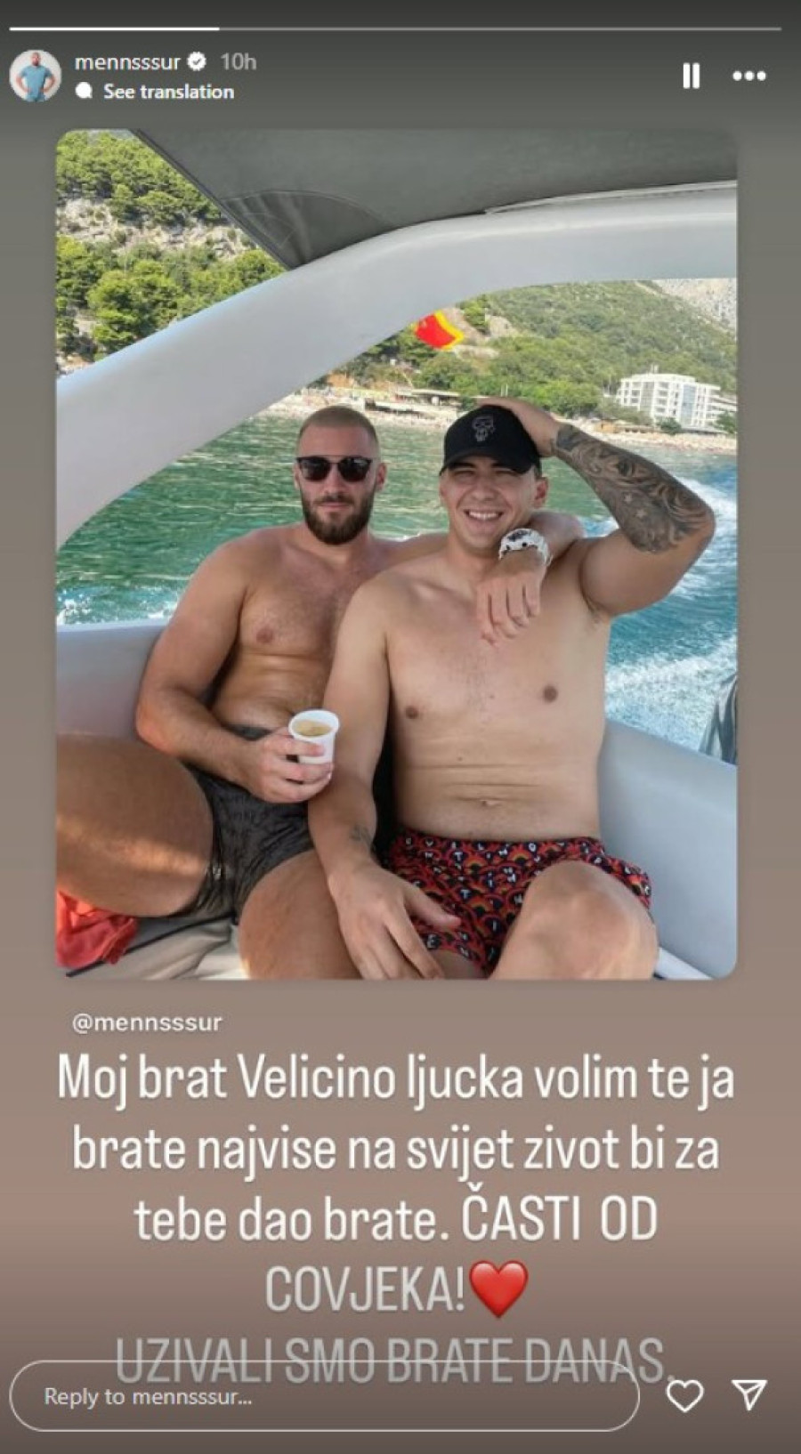 "Život bih dao za tebe!" Mensur se obratio uhapšenom bratu Ardijanu Ajdarpašiću