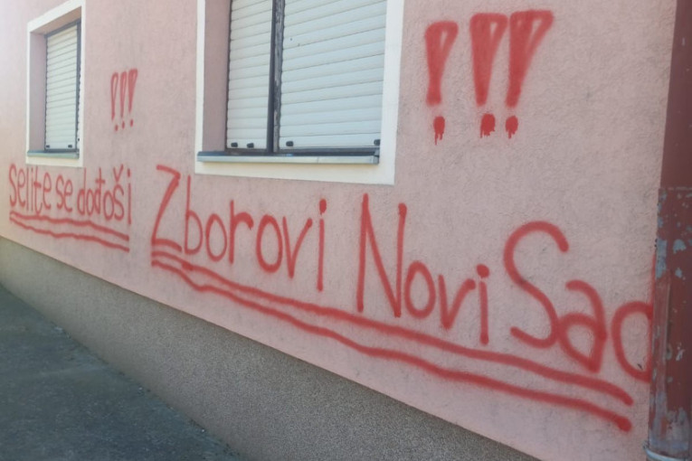 Tužilaštvo se oglasilo povodom grafita na kući u Futogu