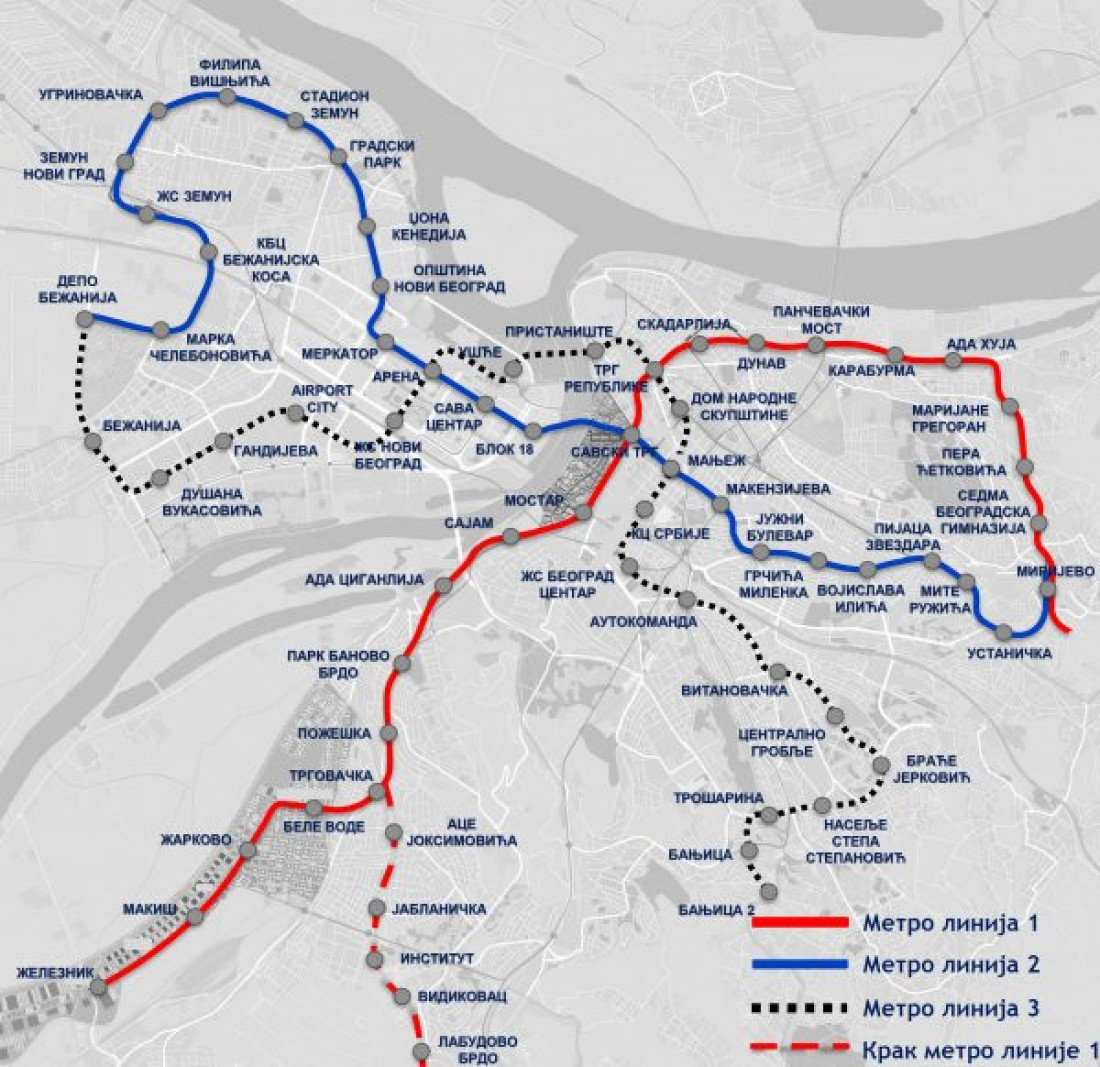 Stojčić i Mladenović: Metro i tuneli menjaće lice Beograda, radovi vredni milijarde evra