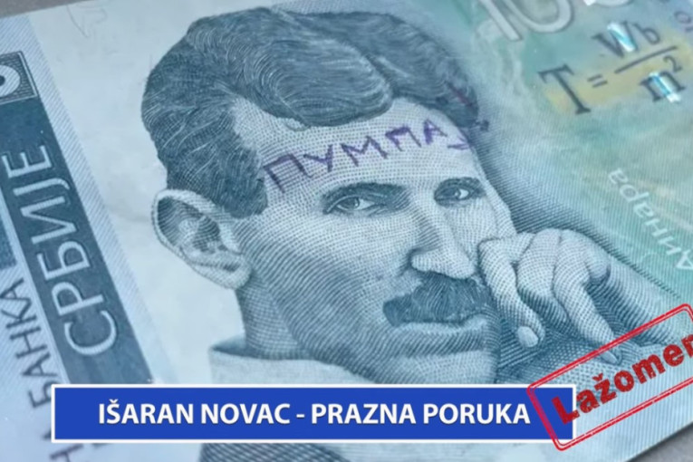 Lažomer: Išaran novac - prazna poruka (VIDEO)