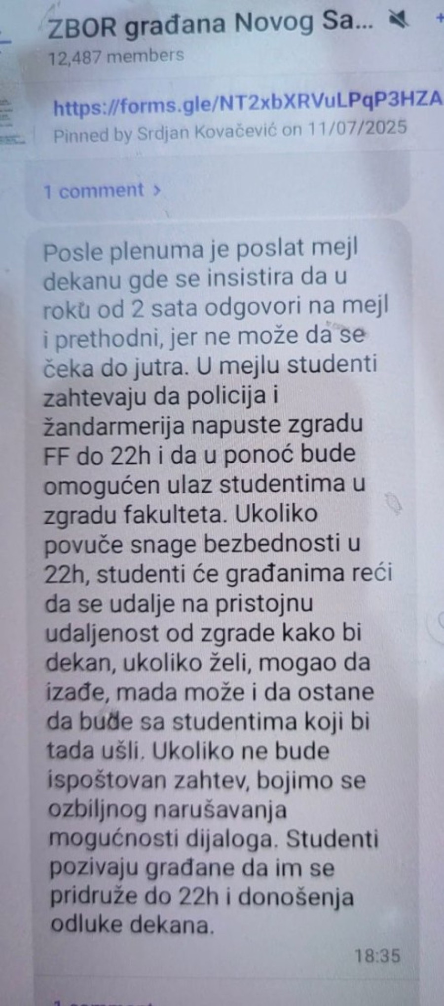 Raste napetost na Filozofskom fakultetu: Blokaderi spremaju još jednu paklenu noć u Novom Sadu (FOTO)