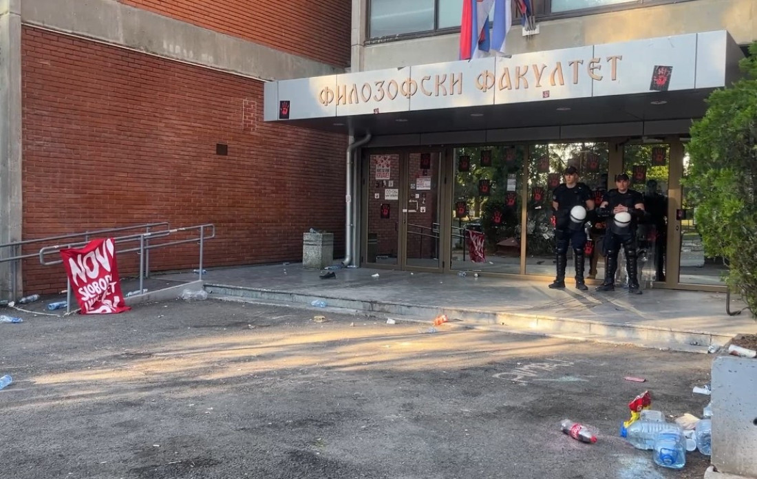 Jovanov ukazao da su maske pale: Ljudi koji su protestovali sinoć pokazali da u programu imaju samo nasilje