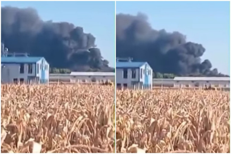 Gori hala u Adi, širi se crni oblak dima! Pogledajte snimak (VIDEO)