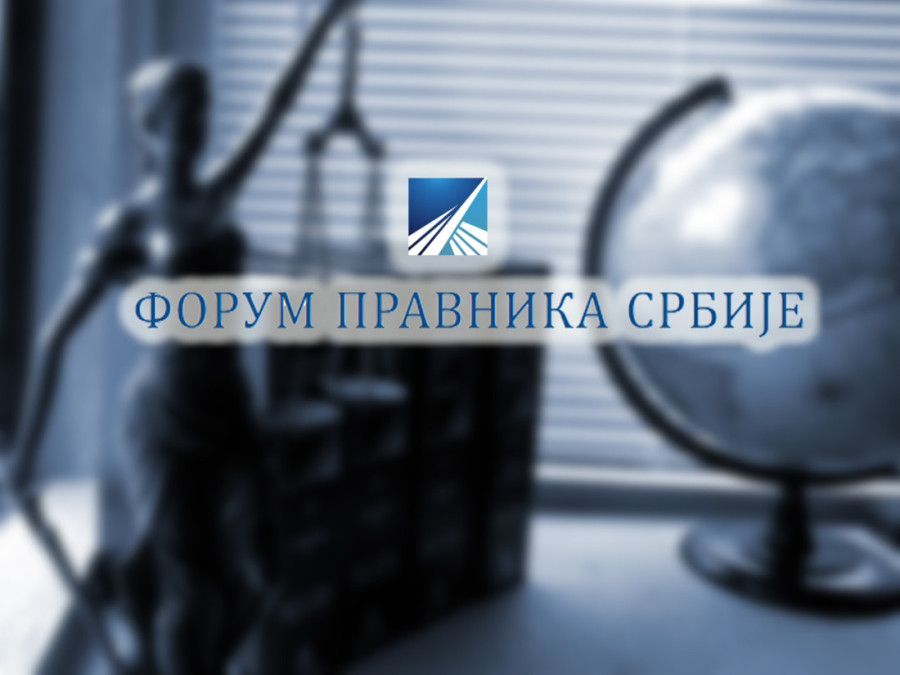 Forum pravnika Srbije: Nedopustivo da javni tužilac nastupa kao politički aktivista
