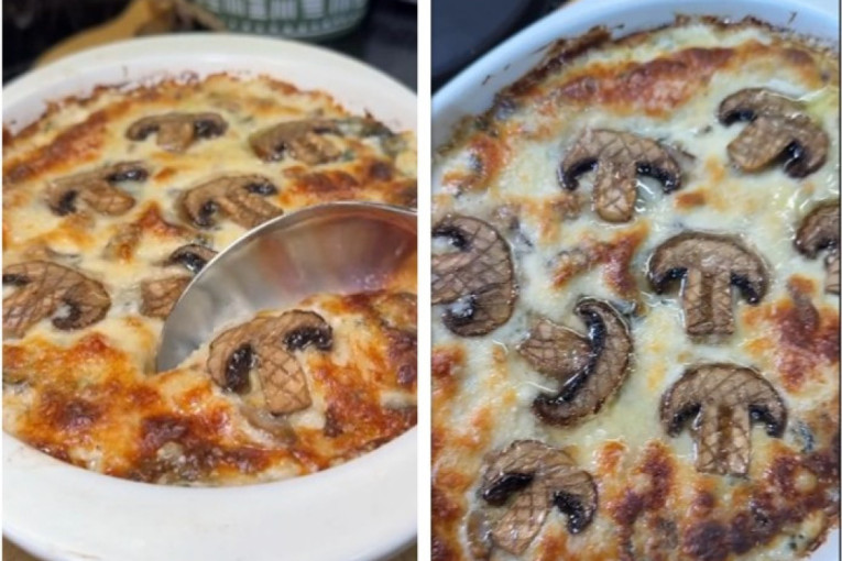 Recept dana: Zapečene pečurke u krem sosu bukvalno se tope u ustima, a biće novi hit vašeg druženja sa prijateljima