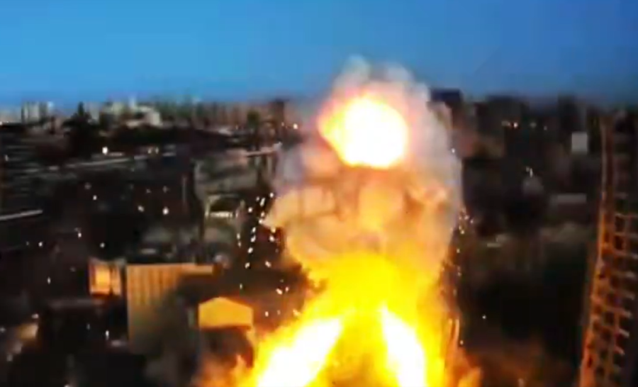 Eksplozija na Dunavu! Rusi izveli precizan pogodak, cela akcija snimljena (VIDEO)