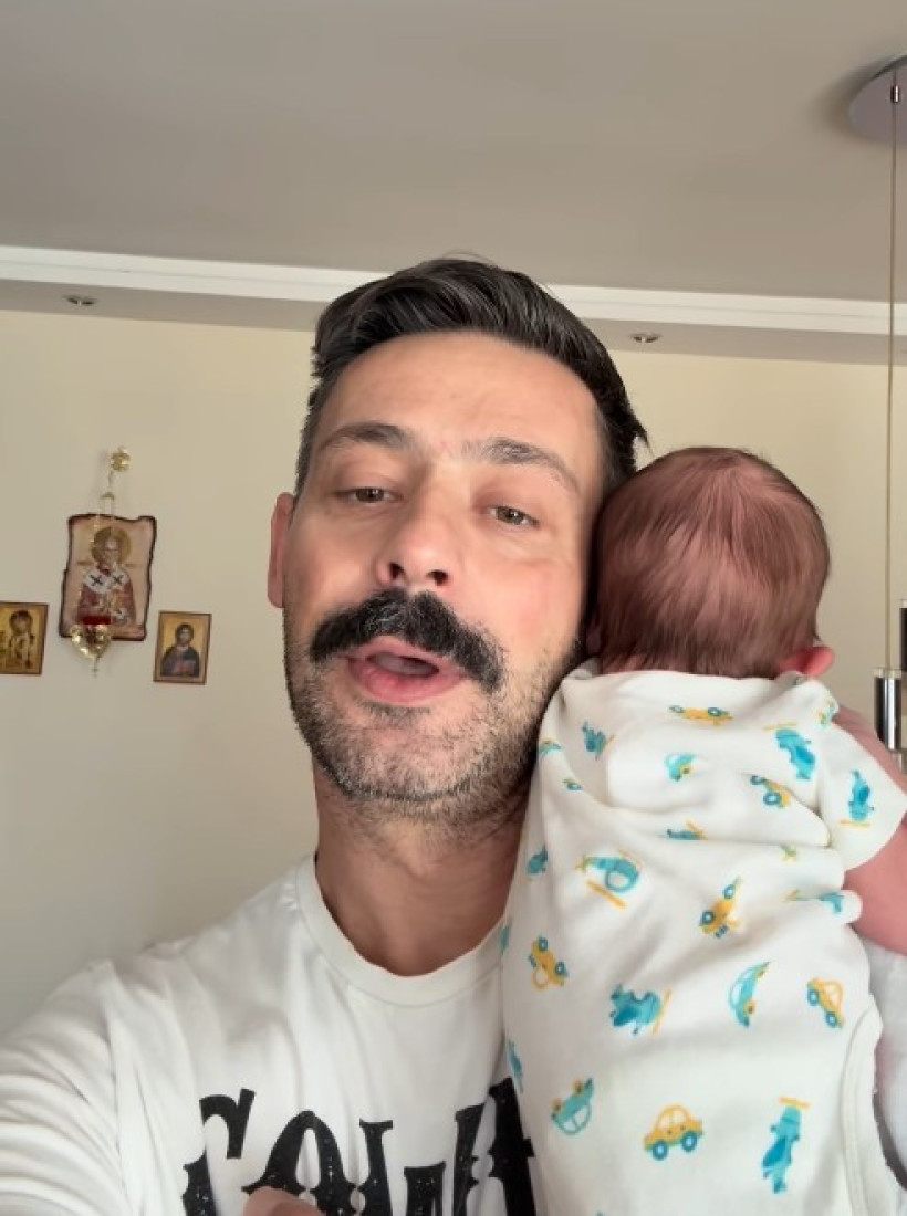 Pustio glas, pa zapevao uspavanku! Milan Vasić raznežio sve objavom sa malim Despotom! (VIDEO)