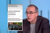Gruhonjić predvodi blokadere i poručuje: Srbi su zločinci, a trobojka dimna zastava iza koje kriju zločine