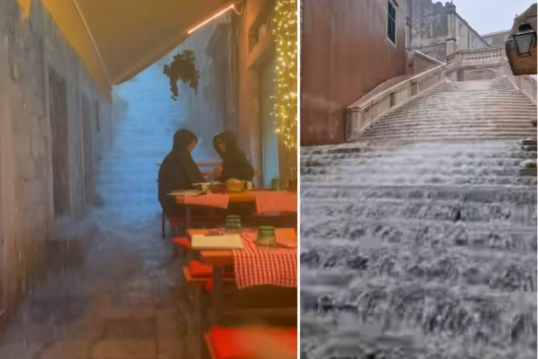 Apokalipsa u Dubrovniku! Stari grad gotovo potopljen! (VIDEO)
