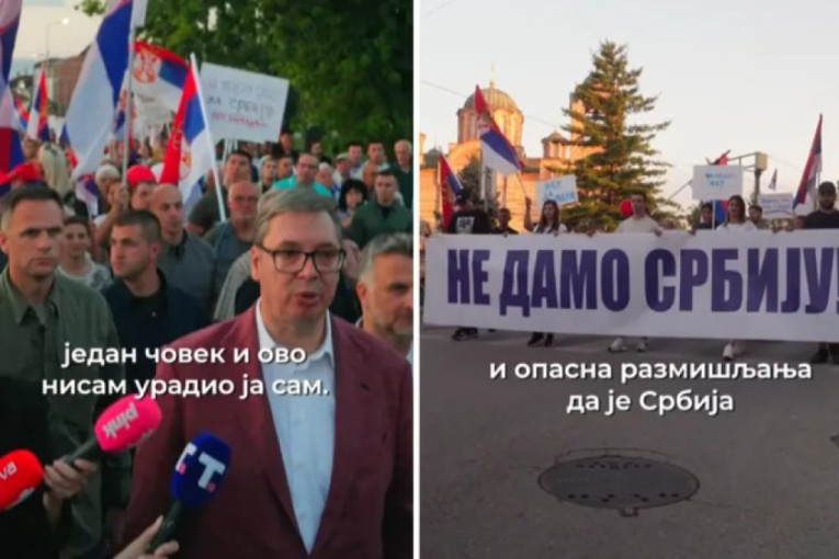 "Služim samo građanima Srbiјe i našem narodu": Vučić poslao snažnu poruku! (VIDEO)