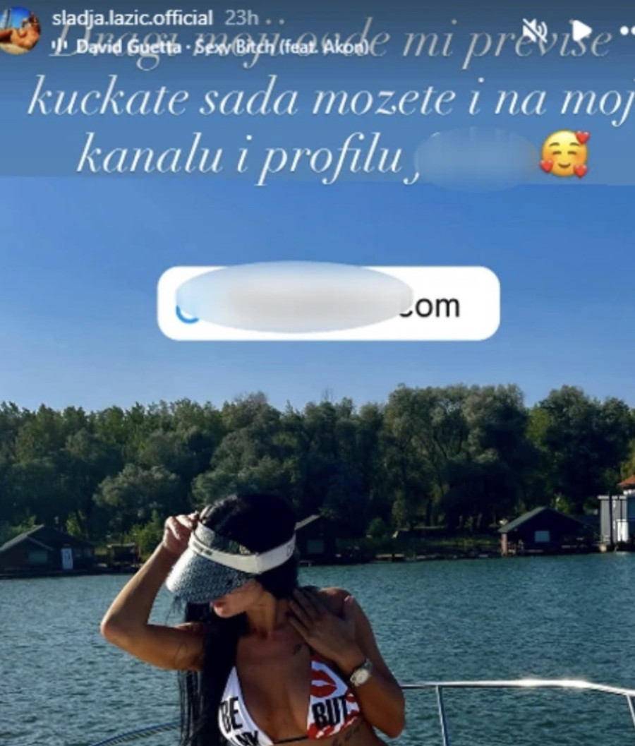 Poršelina počinje da zarađuje preko sajta za odrasle: Objavila provokativnu sliku sa jahte, pa se pohvalila!