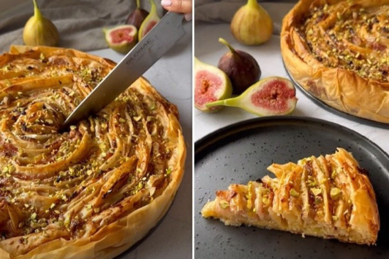 Recept dana: Pita sa smokvama. Čudo od kora i voća koje ne osvaja samo ukusom, već i izgledom