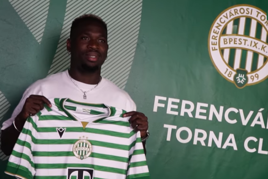 Napustio Vojvodinu i otišao u Ferencvaroš: Bamidele predstavljen u novom klubu (FOTO)