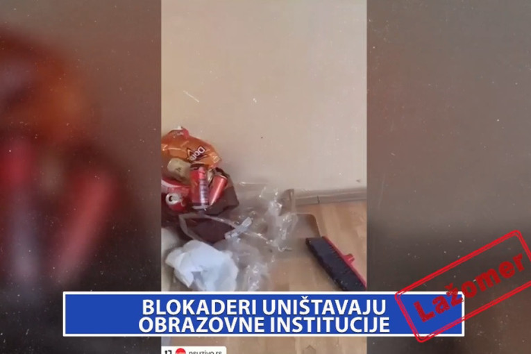Lažomer: Blokaderi uništavaju obrazovne institucije (VIDEO)