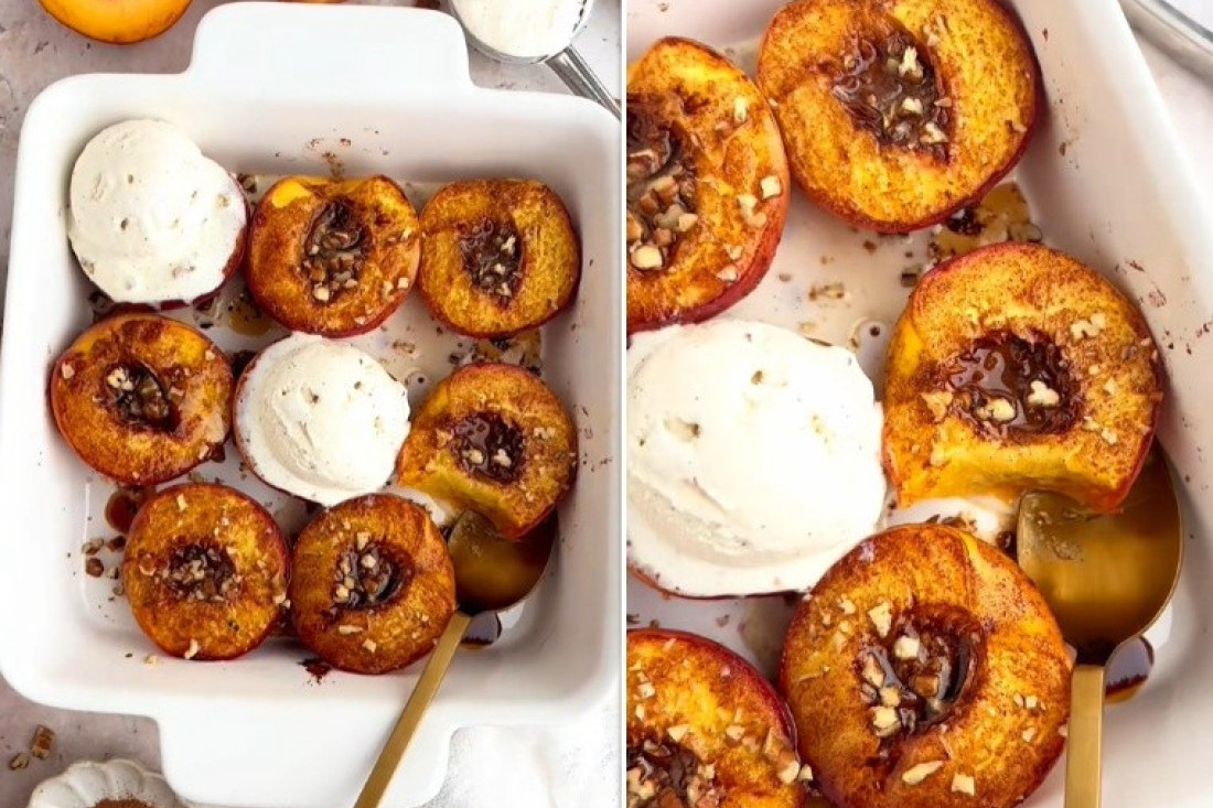 Recept dana: Pečene breskve, savršen letnji desert od četiri sastojka, spreman je za manje od pola sata