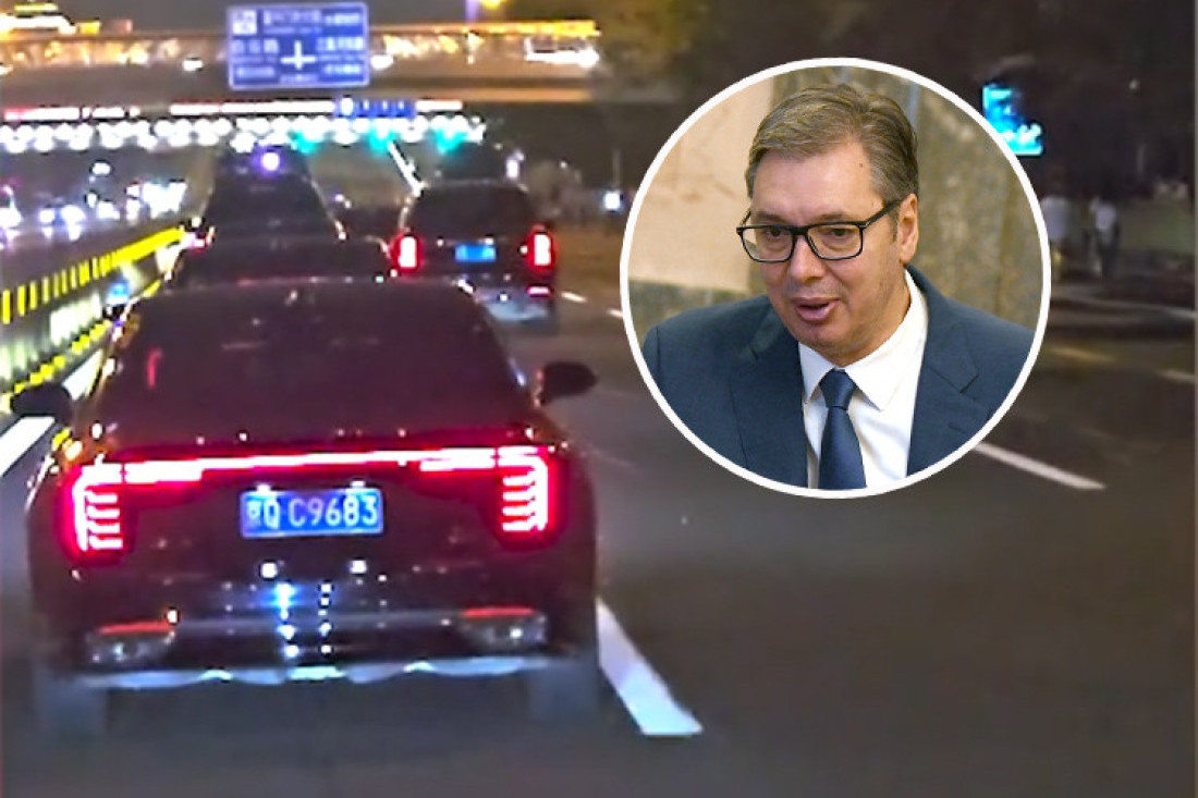 Ceo Peking stoji dok prolazi predsednik Vučić! Kakva čast usred Kine! (FOTO GALERIJA)